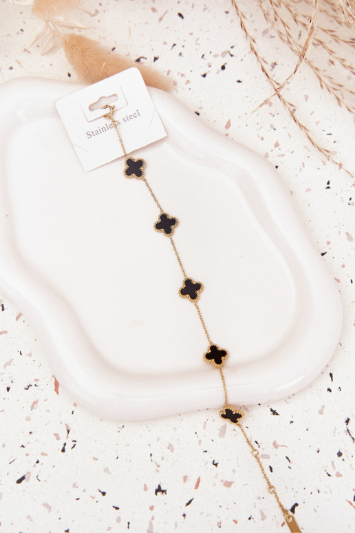 Armband Met hangers Stal NierdzeInna goud-zInart