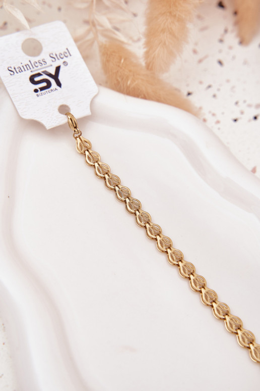 Armband Gemaakt van chirurgisch staal gouden kleur