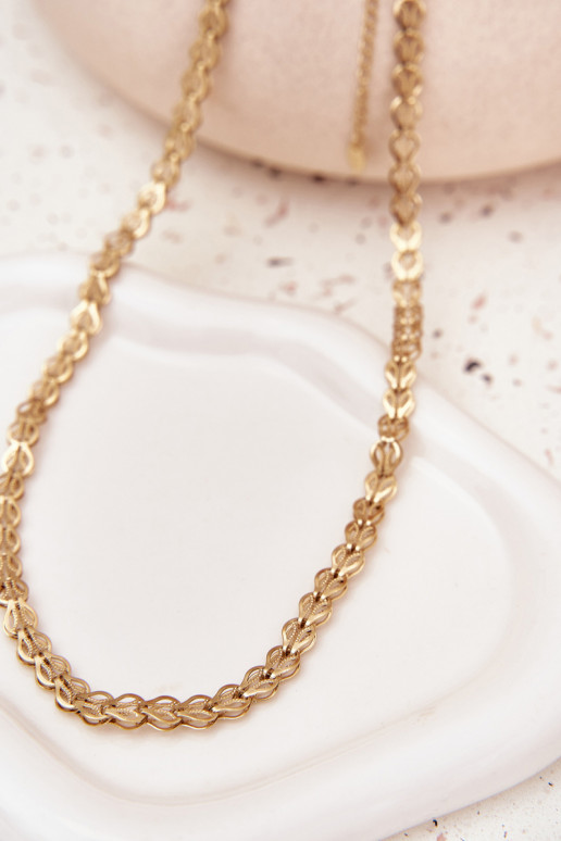 Nekloos Gemaakt van chirurgisch staal gouden kleur