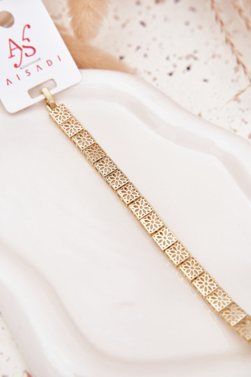 Armband Dames Gemaakt van chirurgisch staal gouden kleur 2