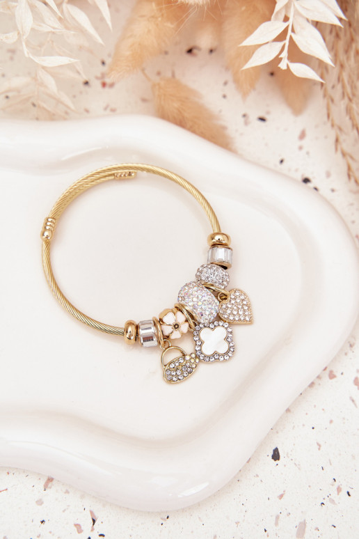 Armband z ZaInieszkami Charms gouden kleur