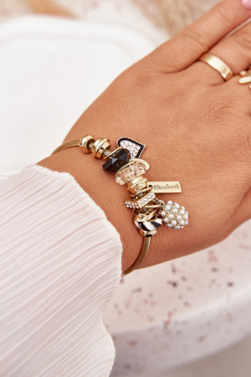 Armband z ZaInieszkami Charms gouden kleur
