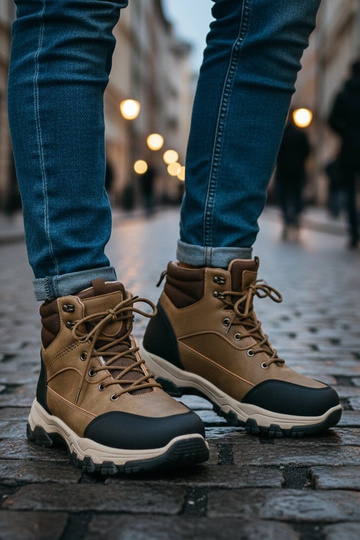 Donker zandkleurige heren...