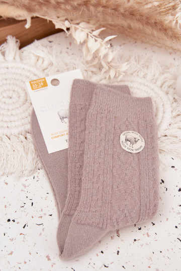 Sokken Dames INełniane grijs 2