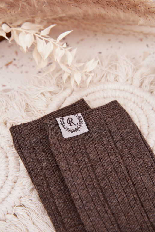 Katoenen sokken met strepen Dames grijs