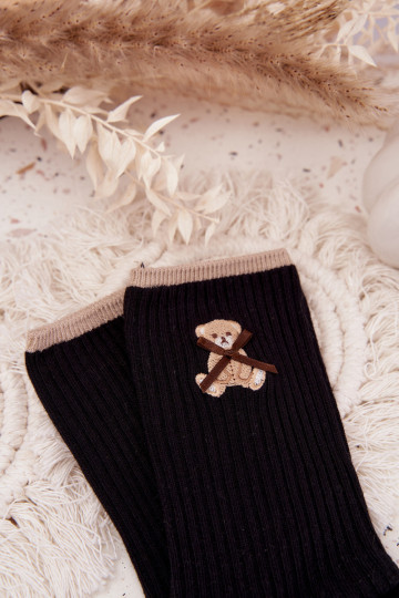 Katoenen sokken met strepen Met Beer zInart