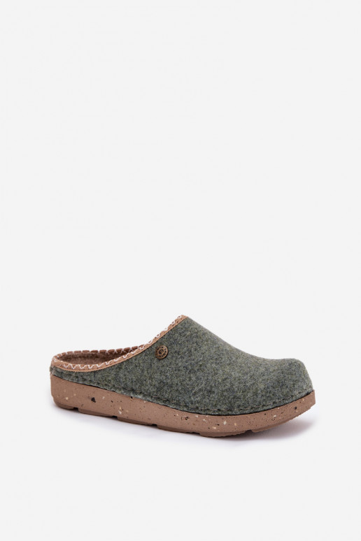 schoenen eigengemaakt Slippers Dames Inblu ED000031 groene kleur
