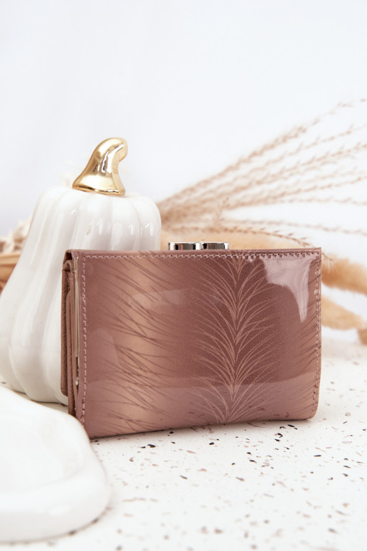 gelakt Dames portemonneeDrobinkami ivoor Cermina