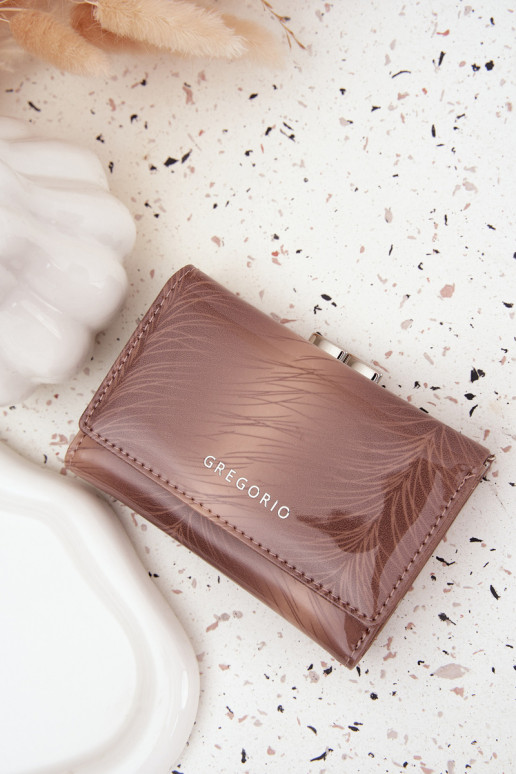 gelakt Dames portemonneeDrobinkami ivoor Cermina