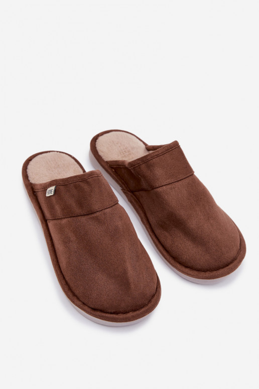 Slippers Het heeftnnen bruine kleur Selomir