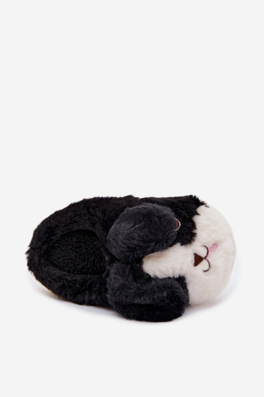 Kinderen met bont Slippers Puppys zInart Farnise