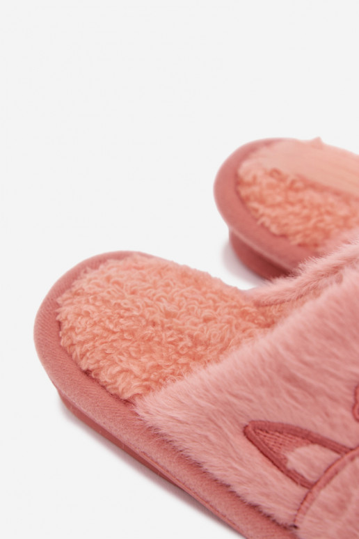 Slippers Kinderen met bont roze Norene