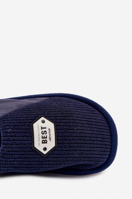 Slippers Het heeftnnenOpszyInką donkerblauIn Presine