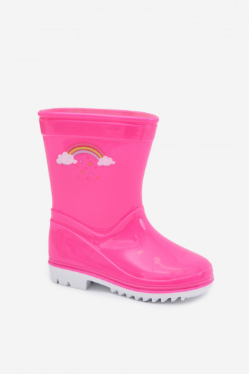 Regenlaarzen Kinderen roze Esalina