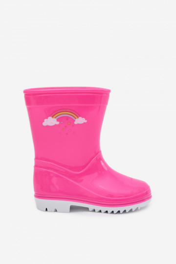 Kinderen roze rubberen laarzen „Esalina" 2