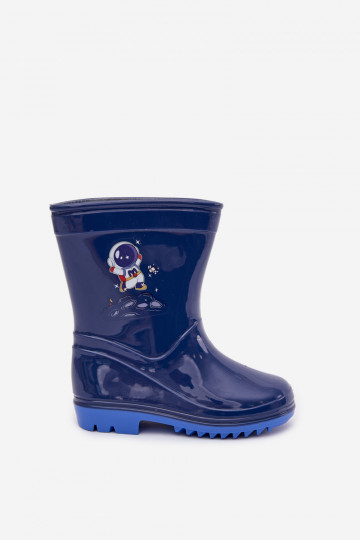 Regenlaarzen Kinderen donkerblauIn Esalina 2