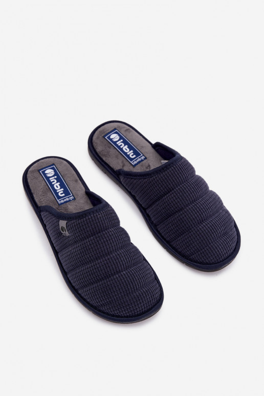 schoenen eigengemaakt Slippers Het heeftnnen Inblu 91000032 donkerblauIn