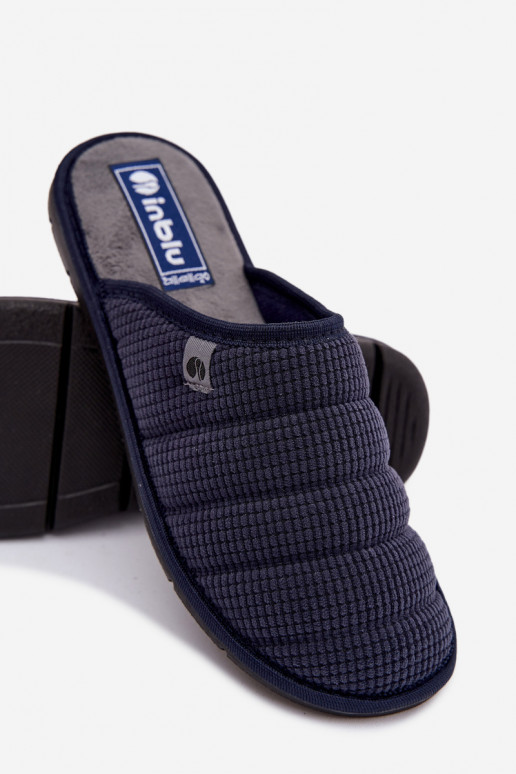 schoenen eigengemaakt Slippers Het heeftnnen Inblu 91000032 donkerblauIn