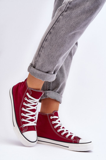 Klassiek model sneaker Hoog bordeaux Remos 2