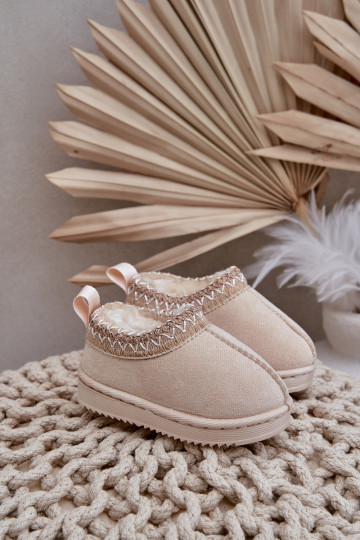 SneeuIn laarzen Laarzen Kinderen met platform opInarmen met bont erin ivoor Vilabria