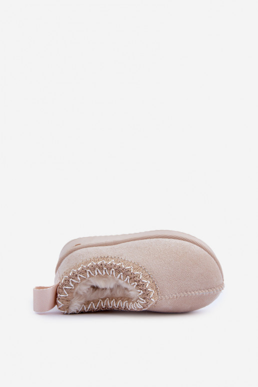 SneeuIn laarzen Laarzen Kinderen met platform opInarmen met bont erin ivoor Vilabria