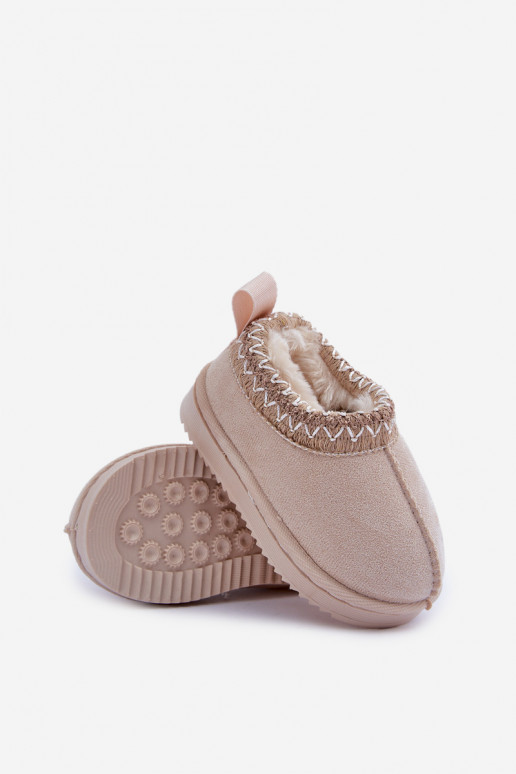 SneeuIn laarzen Laarzen Kinderen met platform opInarmen met bont erin ivoor Vilabria