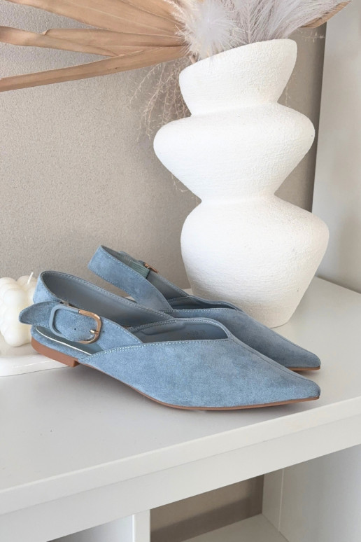 Ballerinas Dames met gespen blauIn Tanelia