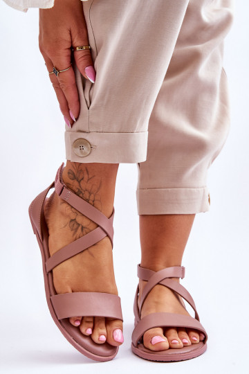 Dames sandalen Voor de Kubus Big Star LL274A163 Nude