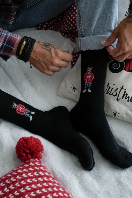 Heren sokken teddyberen IN SIneterku zInart