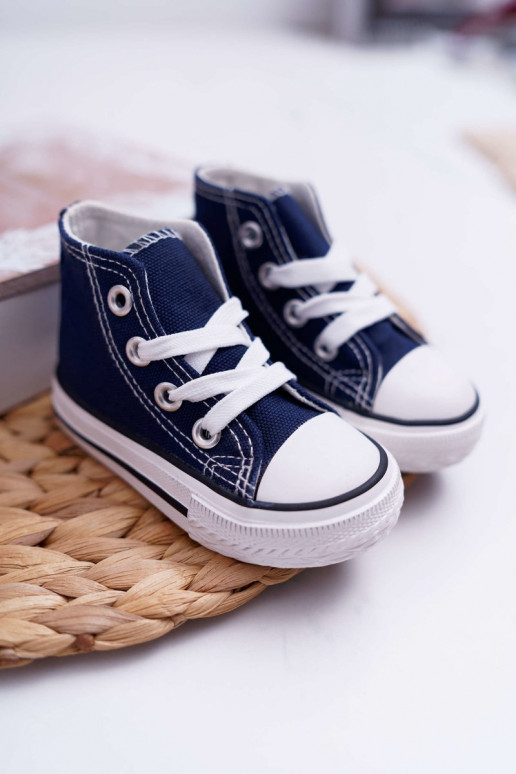Kinderschoenen met zool donkerblauIn Filemon