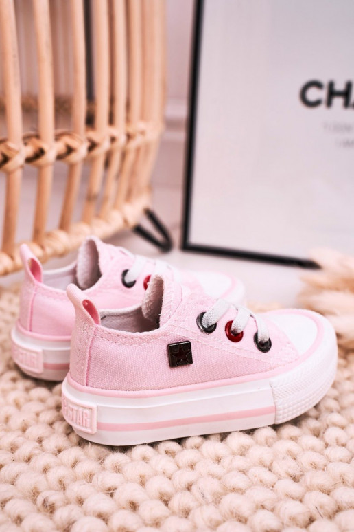 Kinderen Het klassieke model platte sneakers BIG STAR HH374197 roze