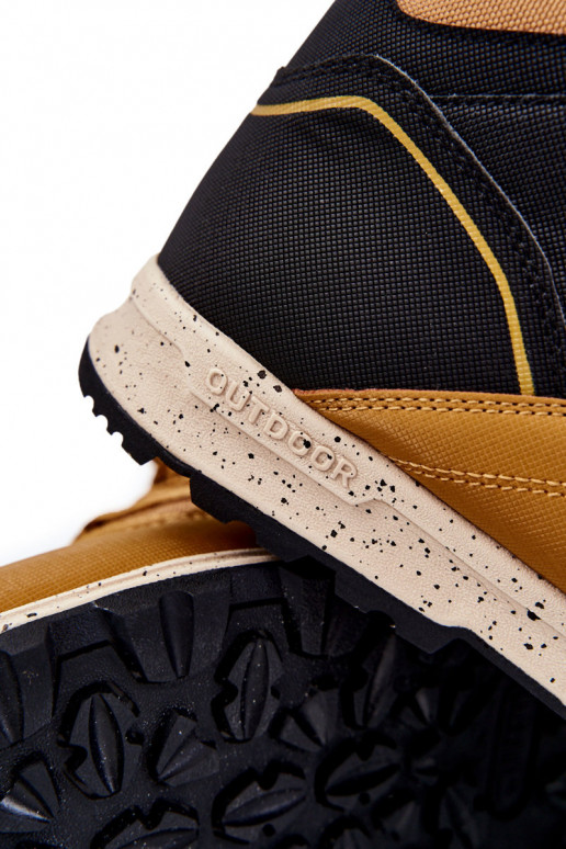 Dames Hoog Inandelschoenen Big Star KK274609 bruine kleur