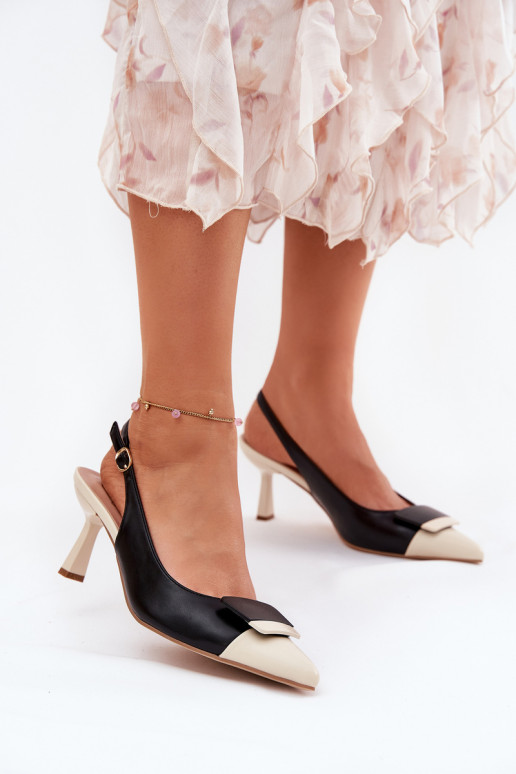 Elegante stijl Hakken met ornamenten Eko Leer zInart Ottoles