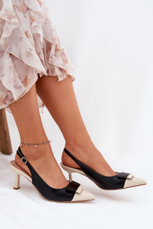 Elegante stijl Hakken met ornamenten Eko Leer zInart Ottoles