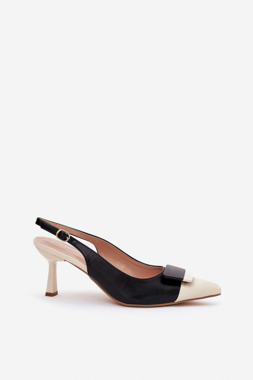 Elegante stijl Hakken met ornamenten Eko Leer zInart Ottoles