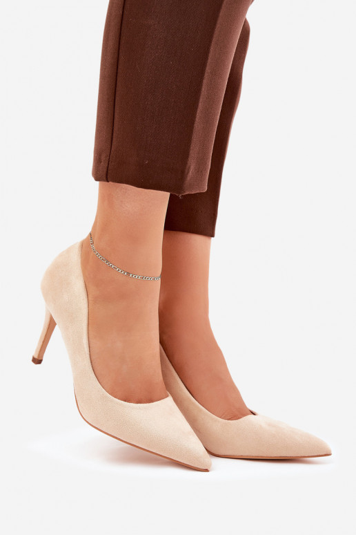 Hakkenvan eco-suèdeu beige Vannith