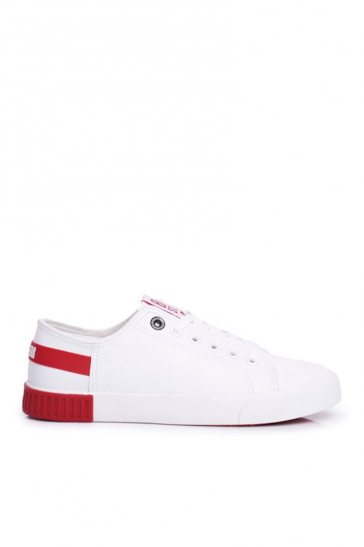 Echt leren sneakers BIG STAR FF274174 Init en rood