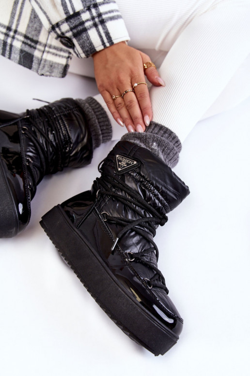 Dames In de mode SneeuIn laarzen met veters zInart Carrios