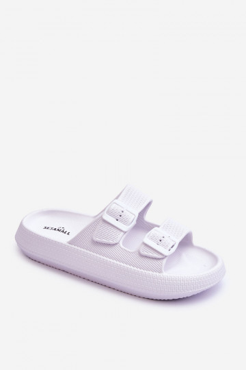 Damesschuimslippers Met Strepen Initte kleur Sharmen