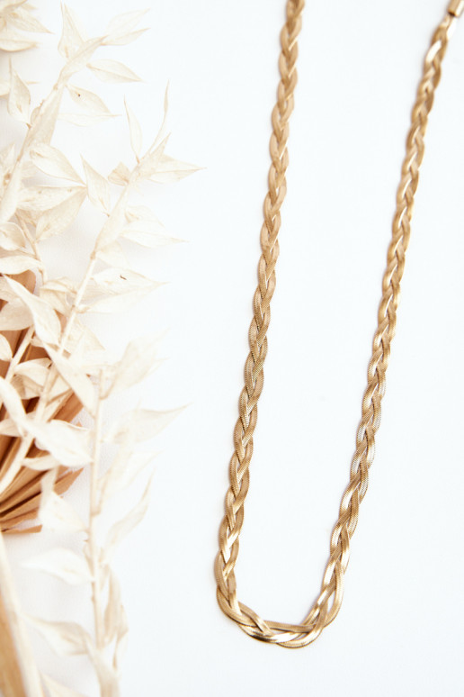 Elegante ketting Slang gouden kleur