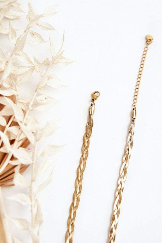 Elegante ketting Slang gouden kleur