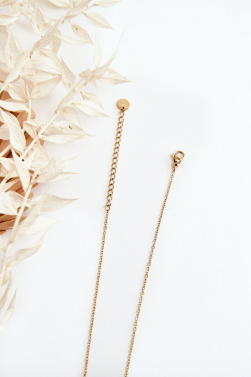 Dames ketting Met Modieuze Hangers gouden kleur 2