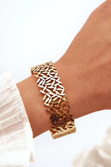Armband Dames uit roestvrij staal gouden kleur