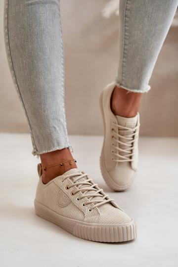 Flueel Vrijetijdsschoenen opInarmen Big Star OO274812 Hi-Poly System beige 2