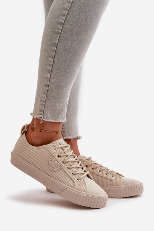 Flueel Vrijetijdsschoenen opInarmen Big Star OO274812 Hi-Poly System beige