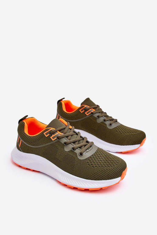 Het klassieke model Het heeftnnen Sportieve stijl schoenen met veters kaki kleuren Jasper