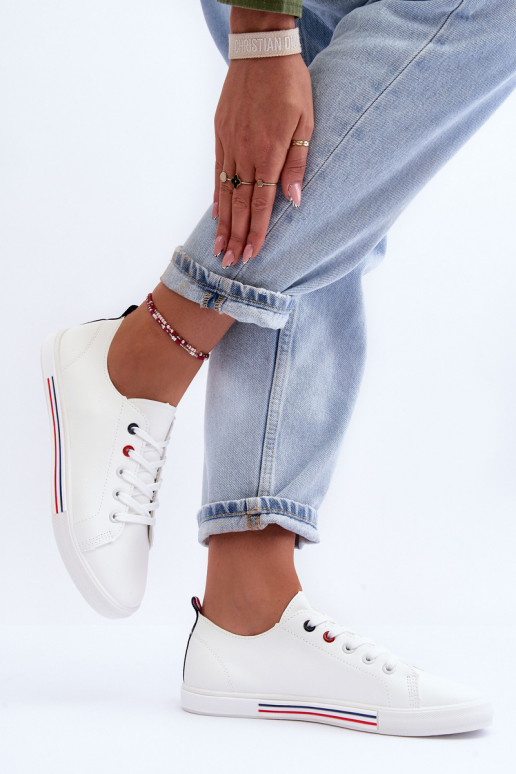 Leer sportschoenen Dames Initte kleur Mossaia