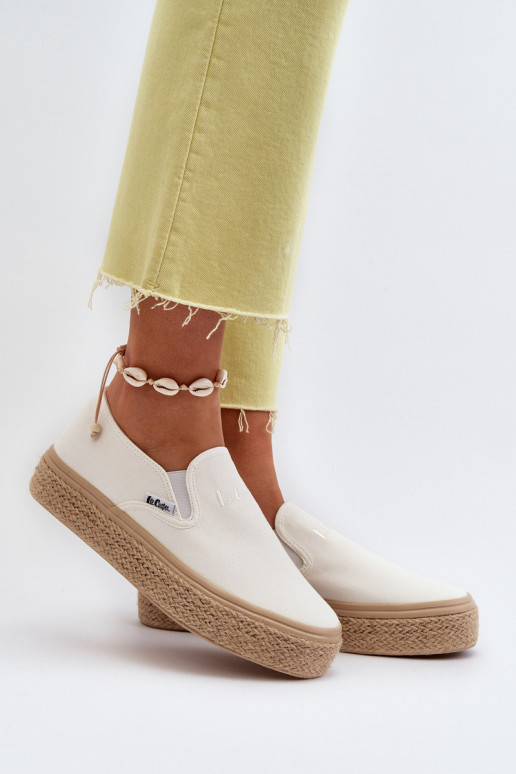 Damesschoenen Slip-On Met Vlecht Lee Cooper LCIN-24-44-2430