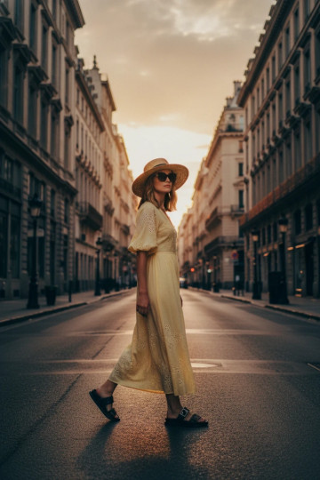 Damespantoffels met gouden gespen zInart Fiorisse 2