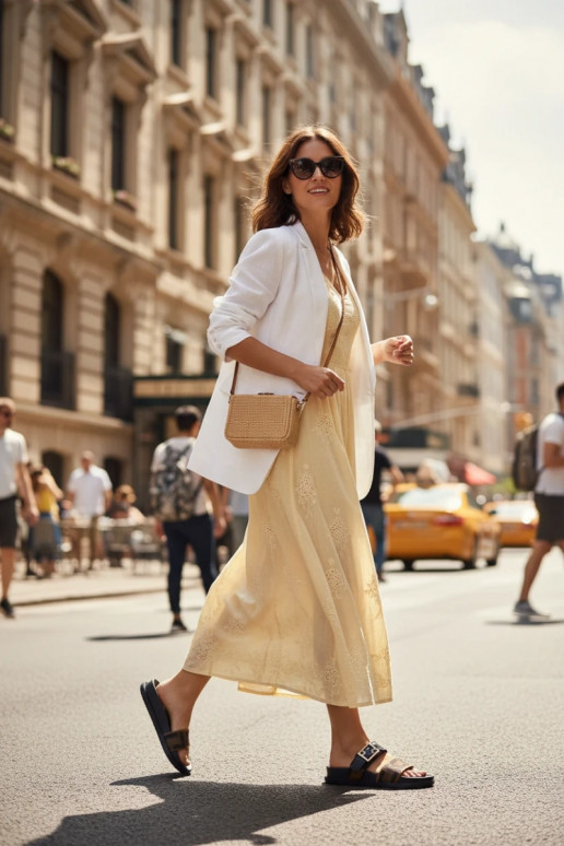 Damespantoffels met gouden gespen zInart Fiorisse